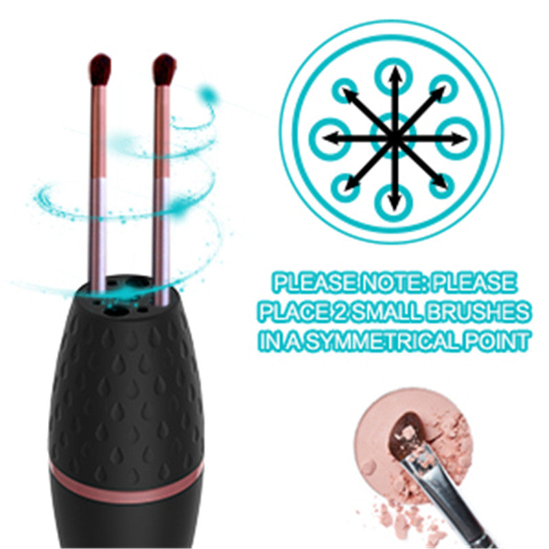 Electric Makeup Brush Cleaner – USB Rechargeable Fast Spin Cleaning