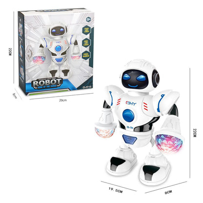Dancing Robot Toy with Lights & Music - Kids Battery Toy