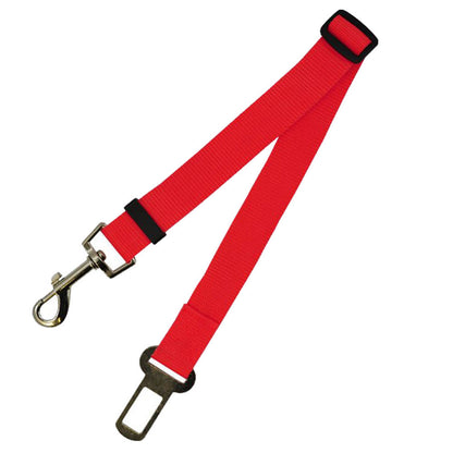 Pet Car Seat Belt Safety Lead | Adjustable Nylon Dog Travel Tether
