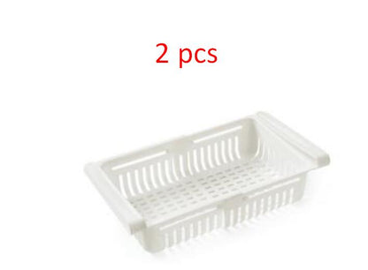 Stretchable Fridge Storage Basket Organiser