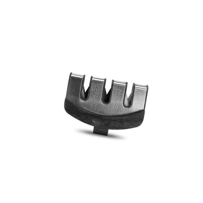 Knife Sharpener — Pull-Through Whetstone Sharpener with Tungsten Steel & Diamond Rods