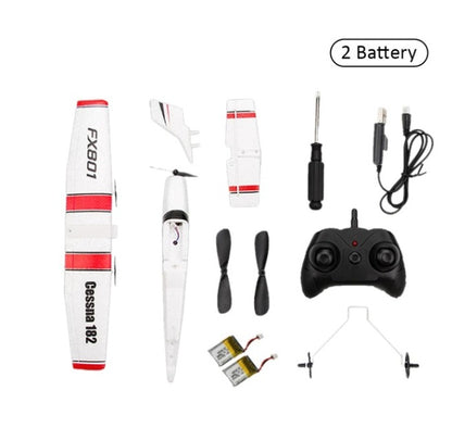 DIY Cessna 182 RC Glider FX801 | Remote Control Plane