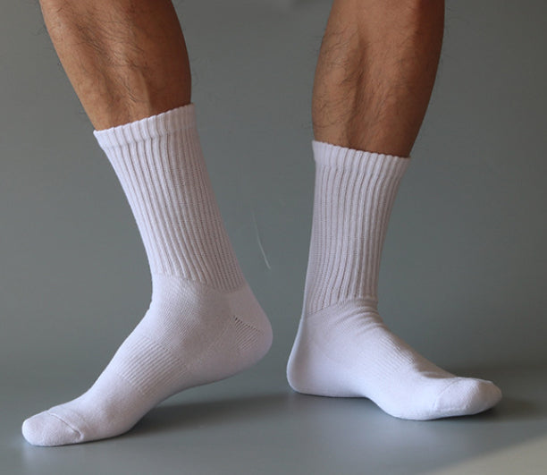 Men’s Combed Cotton Towel-Lined Running Socks EU 40-43 – 5 Colours