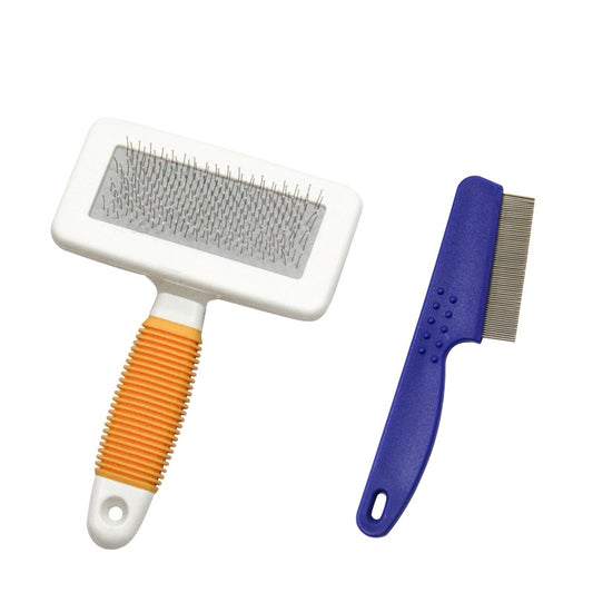 Pet Grooming Tools Set – PU & Stainless Steel Dog & Cat Kit