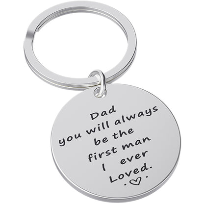 Thanksgiving Father Titanium Steel Keychain | Dad Gift | JP Collections