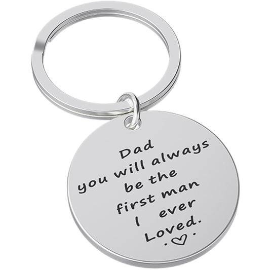 Thanksgiving Father Titanium Steel Keychain | Dad Gift | JP Collections