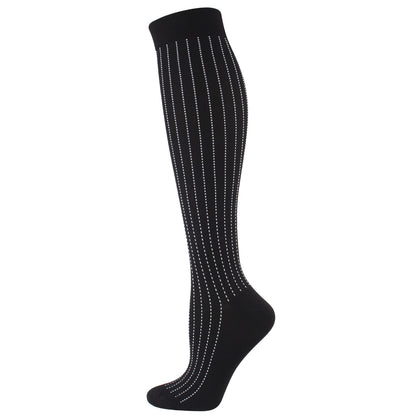 Nylon Novelty Pattern Calf Compression Socks 12 Designs S/M L/XL