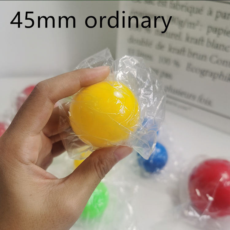 Sticky Wall Ball Stress Relief Toy - Glow Squish Ball for Kids and Adults