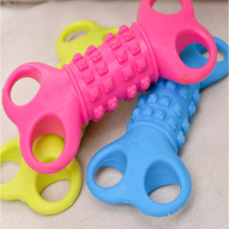 Silicone Bone Chew Toy for Dogs - Bite-Resistant Pet Toy