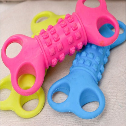 Silicone Bone Chew Toy for Dogs - Bite-Resistant Pet Toy