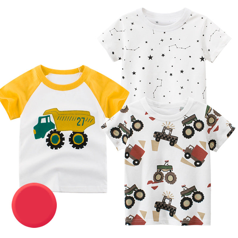 Children's Animal Print Short Sleeve T-Shirt | Soft, Unisex Summer Top