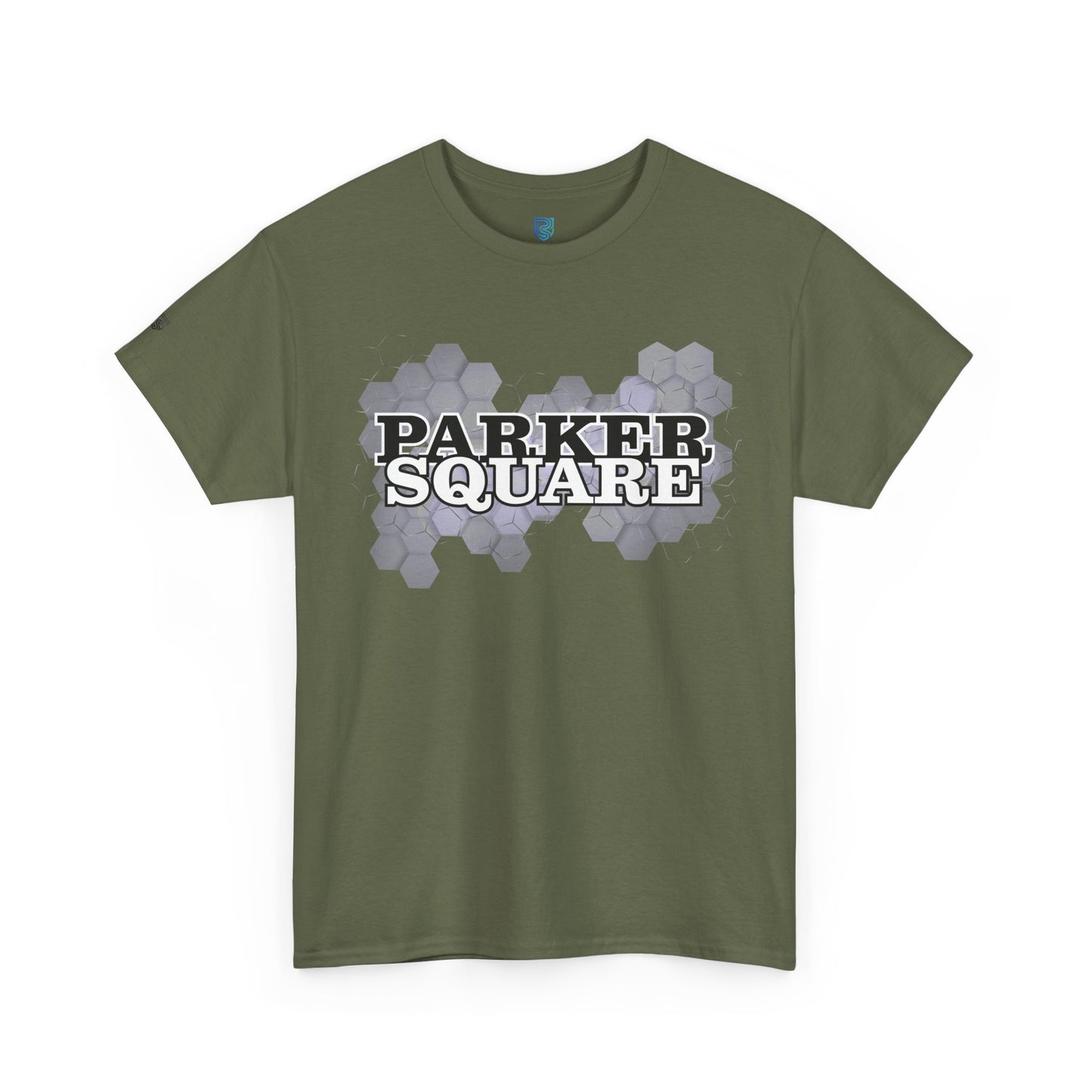 Parker Square T‑Shirt — Retro Campus Logo Tee