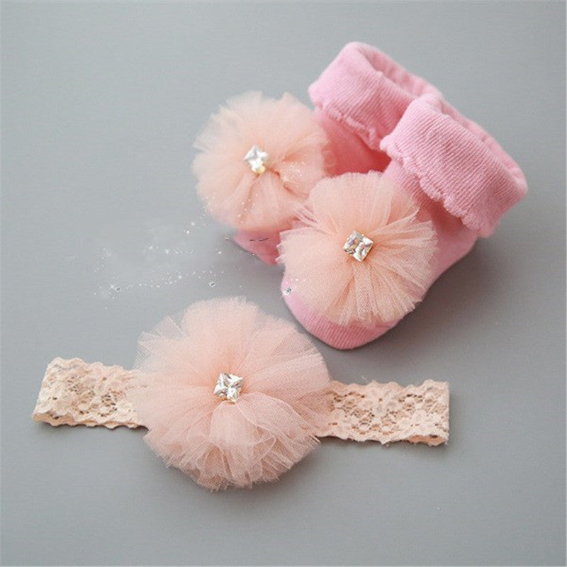 Bow & Zircon Hair Headband | Combed Cotton in 6 Colours