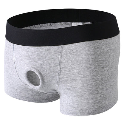 Men's Low-Rise Cotton Boxer Shorts – Breathable Everyday Underwear
