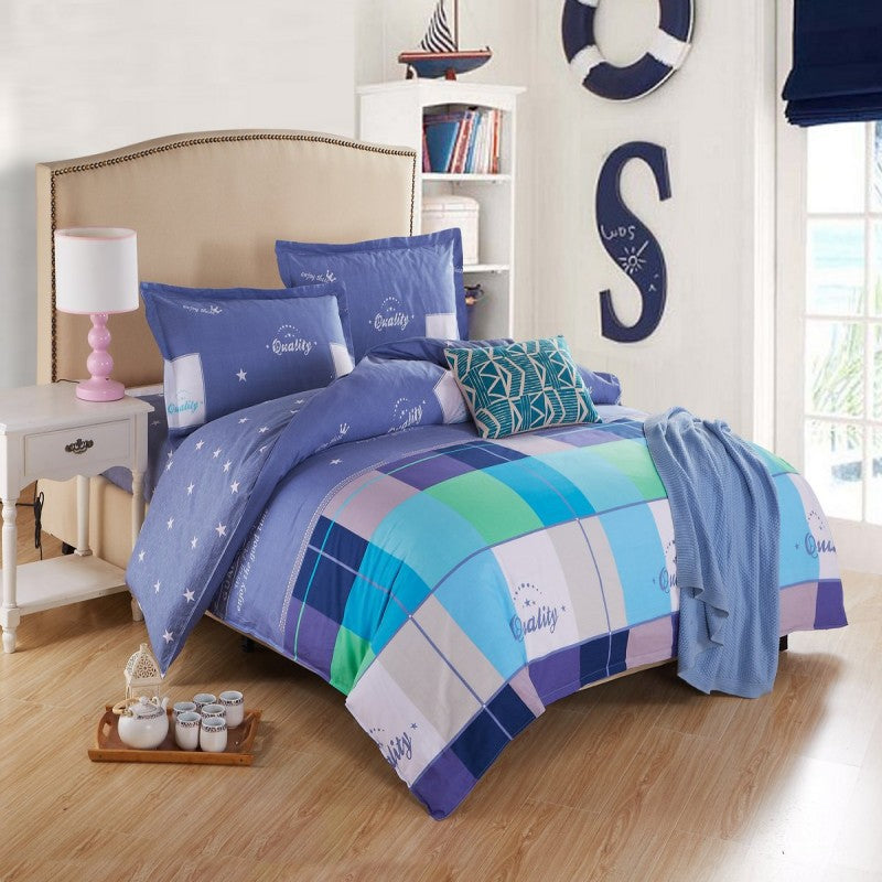Cotton Four-Piece Bedding Set | Single to Super King & Beyond