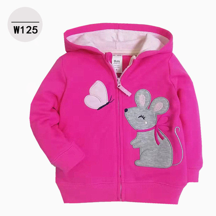 Baby & Toddler Zip-Up Printed Hoodie | Kids Casual Hoodie 9M-3Y