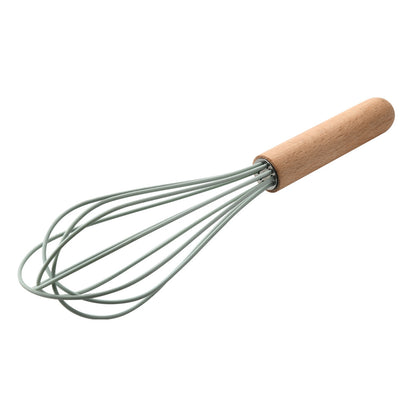 Silicone Kitchen Utensils with Wooden Handle