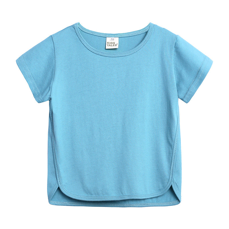Girls Cotton Short Sleeve T-Shirt – Soft Everyday Top