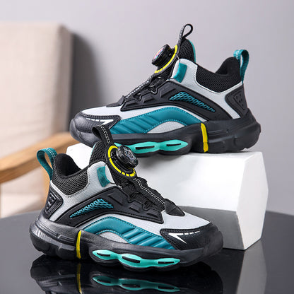 Children's Mesh Basketball Shoes | Velcro | Lightweight | EU 28-40