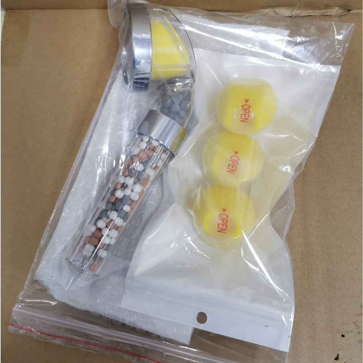 Vitamin C Aromatherapy Shower Head – High Pressure Filtered Shower with Lemon Scent