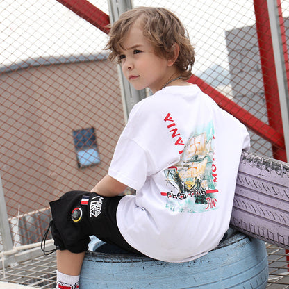 Children's Sports Print T-Shirt | Ages 6-12