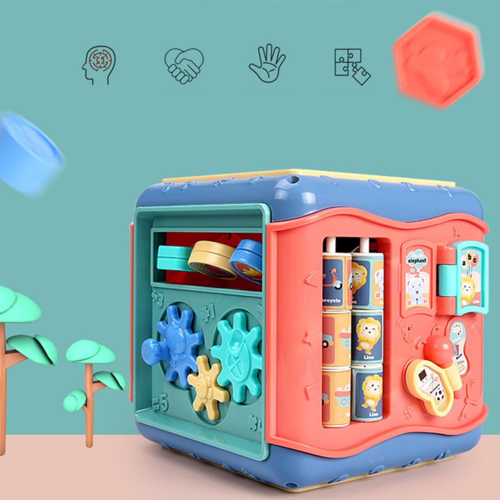 6-Sided Montessori Activity Cube – 8-in-1 Toddler Toy