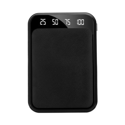 Mirror Finish Power Bank with LCD Display – 10000mAh Pink, White, Blue & Black