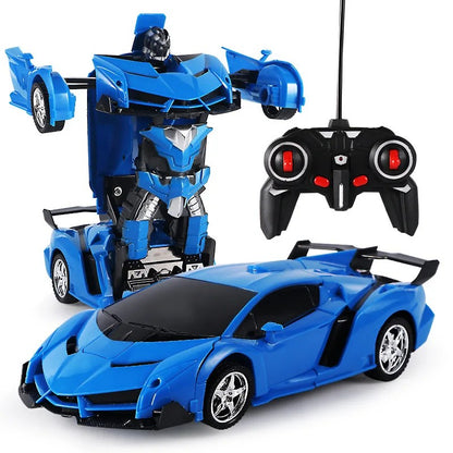 One-Click Deformation RC Car – Transform & Drive with Lights