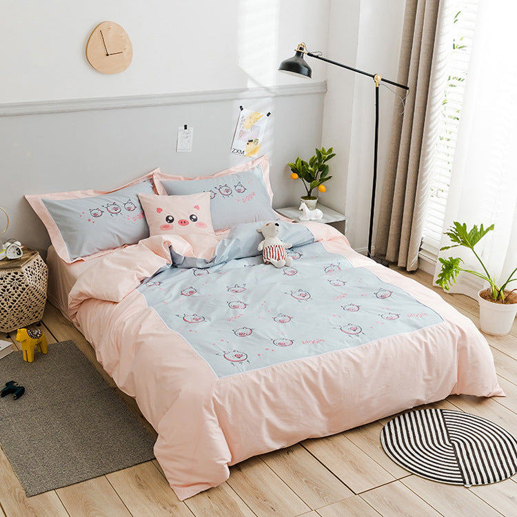 Children's Illustrated Cotton Duvet Cover Set | 6 Designs