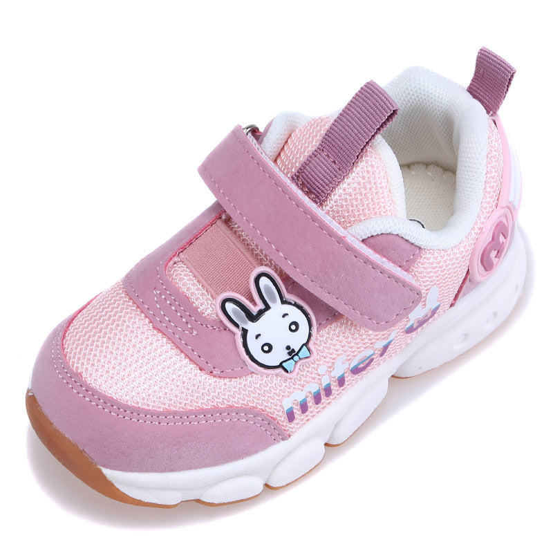 Children's Breathable Mesh Velcro Trainers | Unisex Toddler Shoes EU 23-28