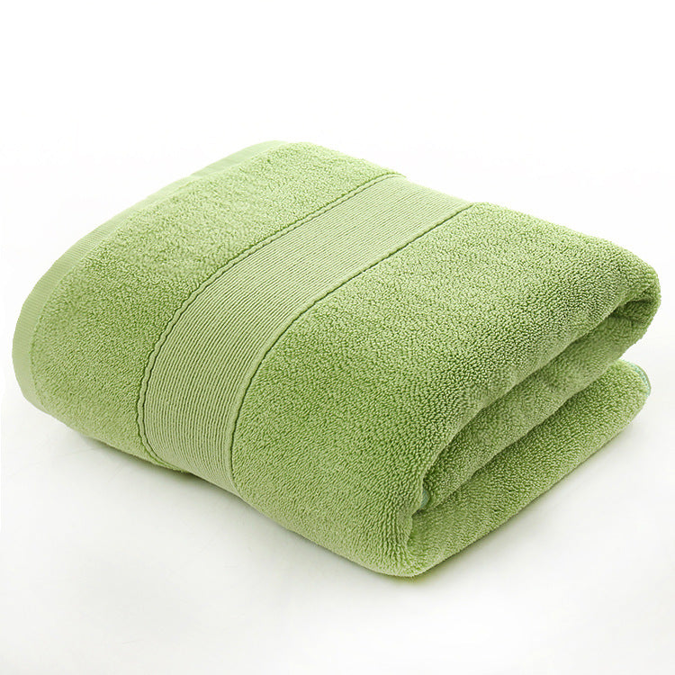 100% Cotton Thickened Plain Bath Towel 70x140cm