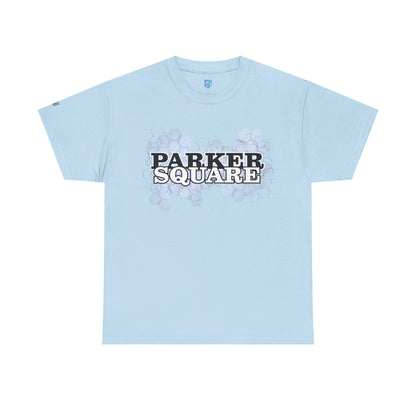 Parker Square T‑Shirt — Retro Campus Logo Tee