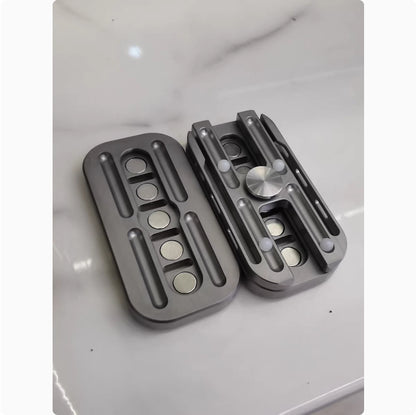 Titanium Alloy Tuning Fork Push Card Fidget Toy | Premium EDC