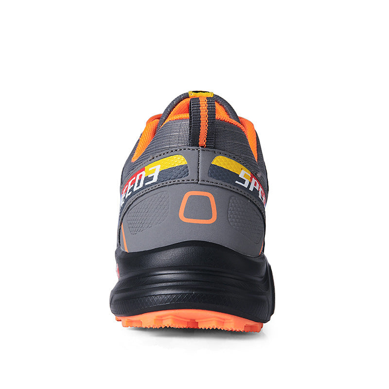 Men's Multicolour Outdoor Sneakers – Non-Slip, All-Season