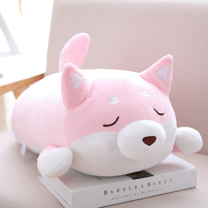 Shiba Inu Dog Plush Toy - Soft Stuffed Animal Pillow for Kids