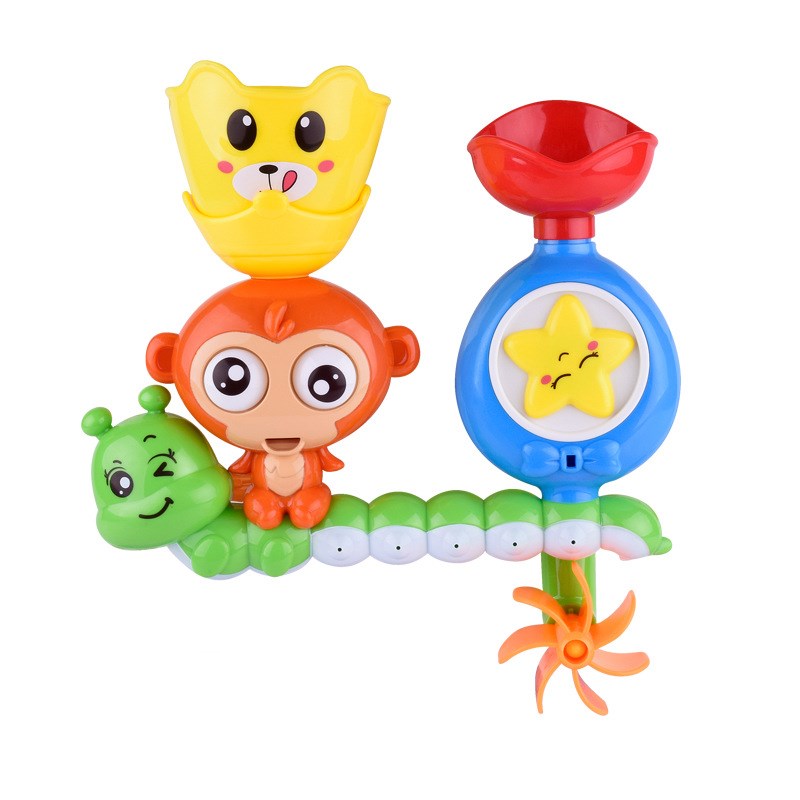 Musical Monkey Water Track Toy - Kids Bath & Water Play Set