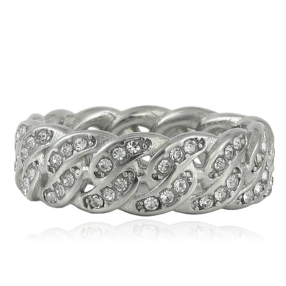 Personalized Punk Stainless Steel Chain Ring