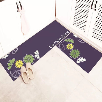 Kitchen Floor Mat | Geometric Leather Runner | 40x60cm & 40x120cm