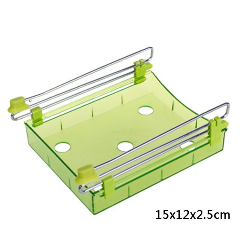 Hanging Fridge Drawer Storage Rack Organiser