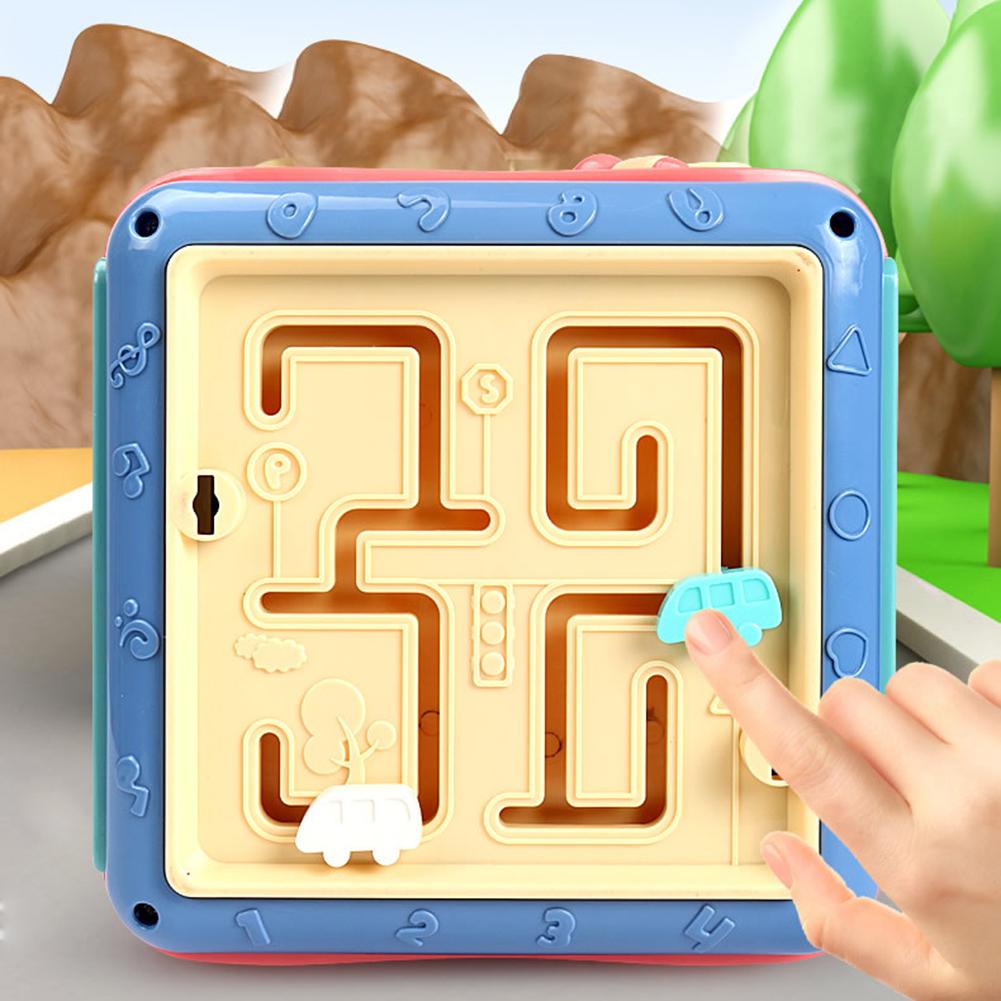 6-Sided Montessori Activity Cube – 8-in-1 Toddler Toy