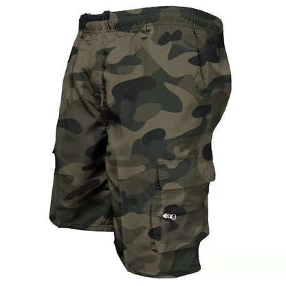 Men's Polyester Casual Workwear Shorts | High Waist Relaxed Fit S-3XL