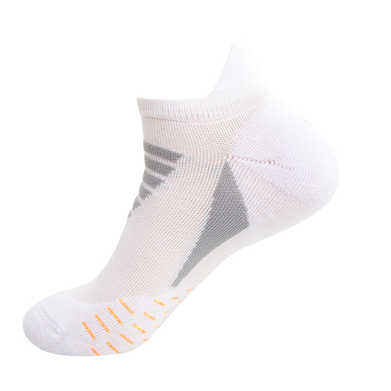 Men's Nylon Jacquard Sports Socks – Breathable Anti-Friction Running Socks