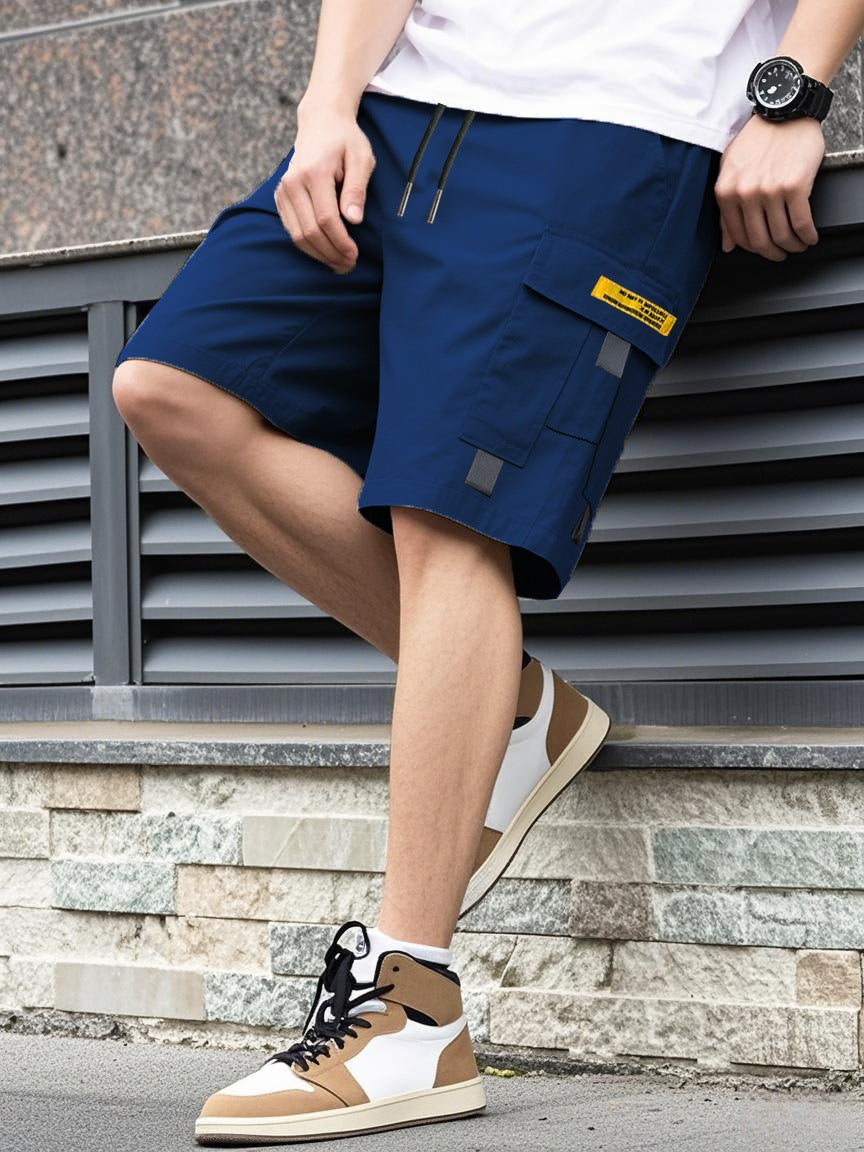 Men's High-Waist Silk Casual Shorts | Utility Style XS-2XL