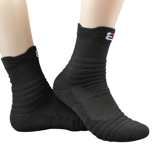 Unisex Cotton Socks Short & Mid Tube – Black White Grey Multi-Pack
