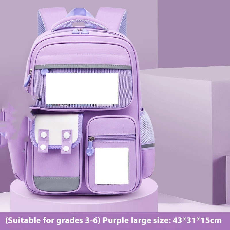 Kids' Premium Oxford School Backpack – Spine Protection & Waterproof