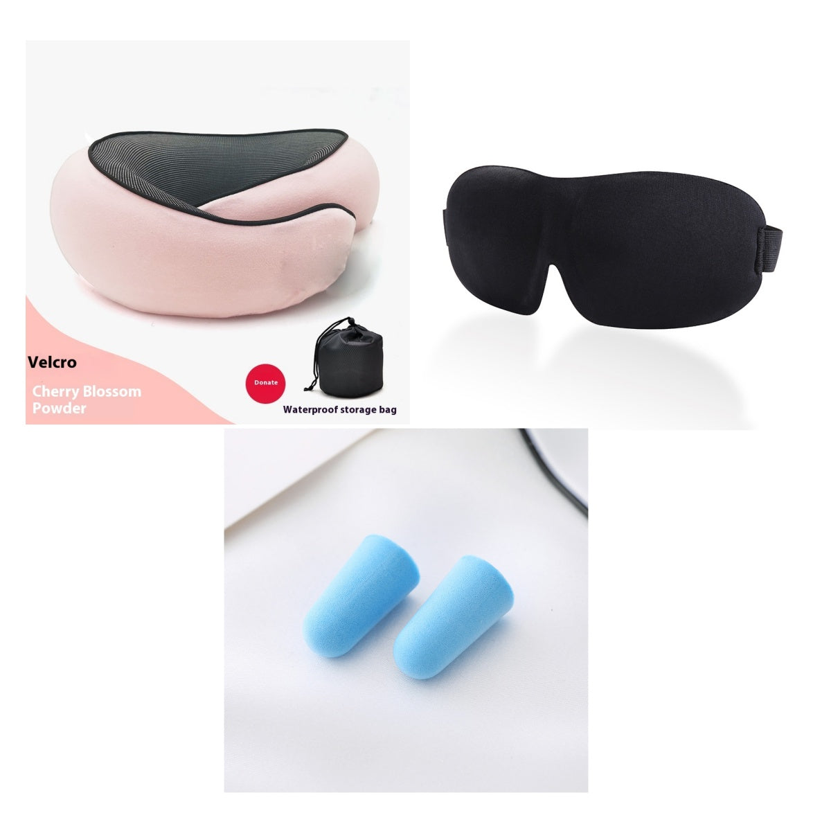Memory Foam Travel Neck Pillow — U-Shaped Neck Support for Flights, Commuting & Long Journeys