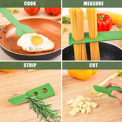 Plastic Kitchen Spatula & Noodle Spoon Set – Cooking Utensils