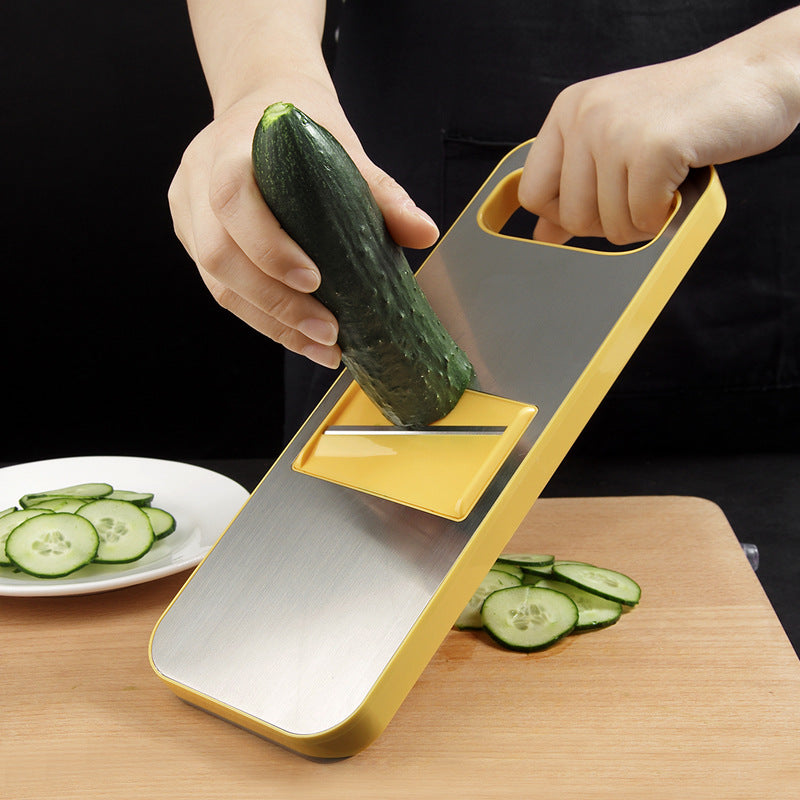 Multifunctional Kitchen Grater Set – Stainless Steel Interchangeable Blades