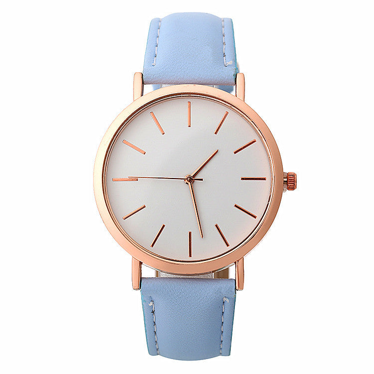 Women's Slim Quartz Wristwatch | Simple Elegant Dress Watch in 8 Colours