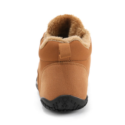 Fleece-Lined Winter Snow Boots | Warm Slip-On Outdoor